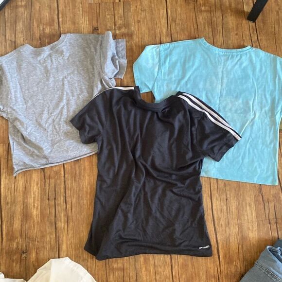 NWT Adidas Pink Floyd Miken Flow Women's T Shirt Bundle Black Gray Size Small - Picture 6 of 6